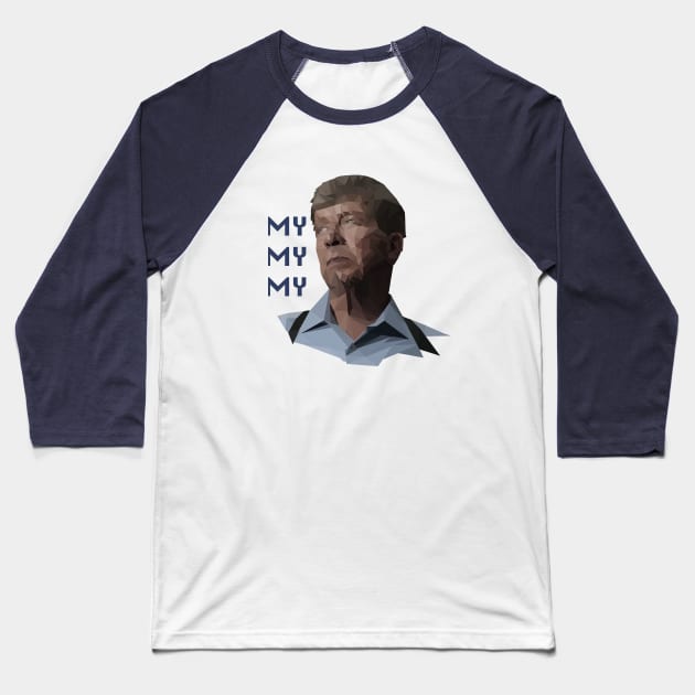 Geometric Joe Kenda - My My My Baseball T-Shirt by daniellecaliforniaa